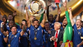 Chelsea de Moisés Caicedo quedó campeón del Mundial de Clubes, tras vencer 3-0 al PSG de Willian Pacho en la final. (Redes sociales)