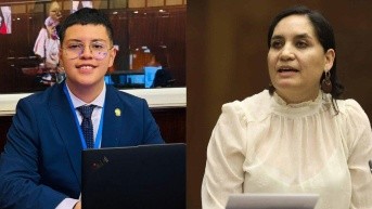 Asambleístas Dominique Serrano y Mireya Pazmiño (Ecuavisa)