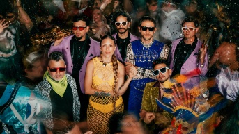 La banda Swing Original Monks, recién llegada de Europa, se encuentra en una gira por sus 15 años de carrera musical. (Swing Original Monks)