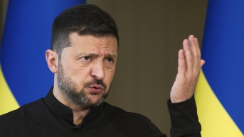 El presidente ucraniano Volodimir Zelensky en mayo del 2025 (Foto de EFE)