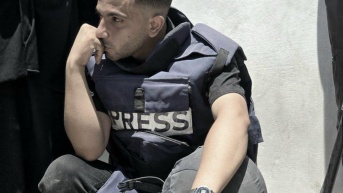 Periodista árabe en la franja de Gaza (Foto de twitter - @AnasAlSharif0)