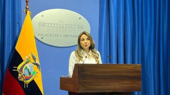Carolina Jaramillo, portavoz oficial de Carondelet (Foto web)