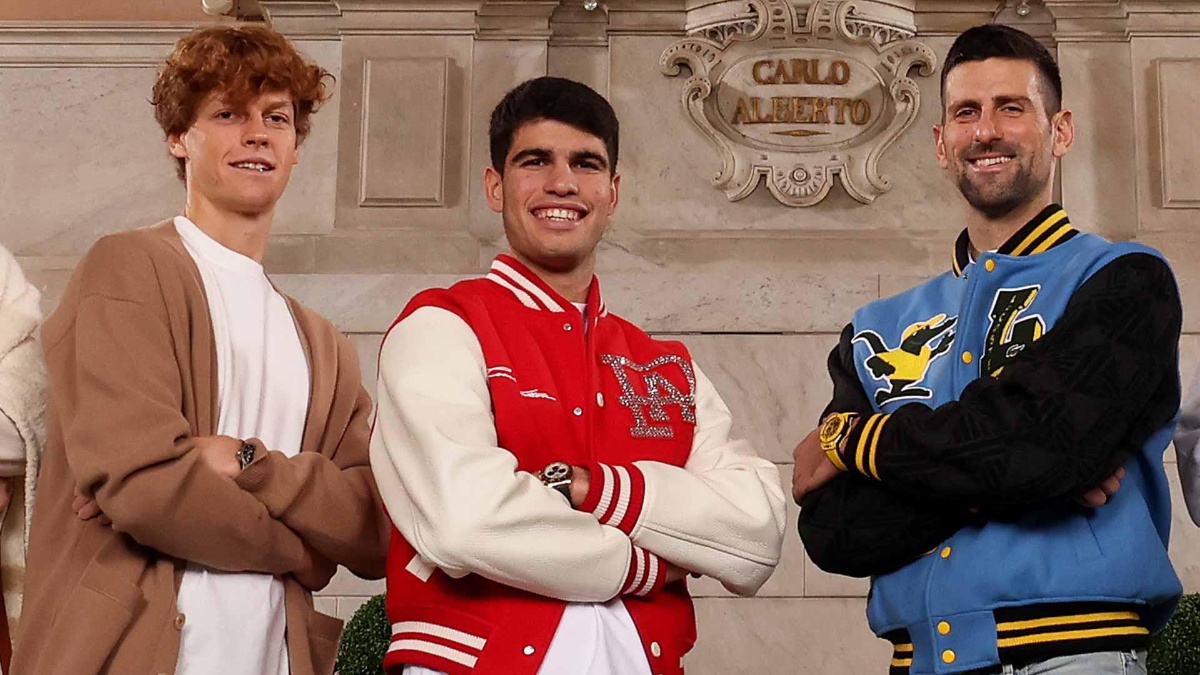 Jannik Sinner, Carlos Alcaraz y Novak Djokovic como principales figuras en US Open. (Getty Images)