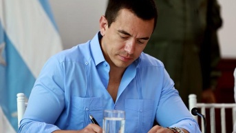 Daniel Noboa, presidente de la República. (Flickr Presidencia)