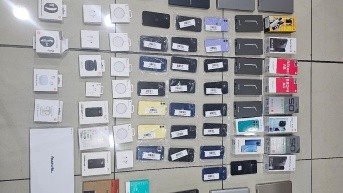 Las evidencias recolectadas por la Policía Nacional. (Cortesía de la Policía Nacional.)