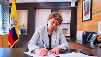 Imagen de archivo de la ministra del Trabajo, Ivonne Núñez. (Ministerio del Trabajo)