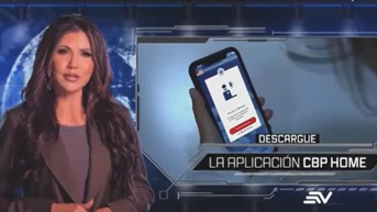 Kristi Noem, actual Secretaria de Seguridad Nacional de EE. UU., habla sobre migración. (Foto: Captura de pantalla video)