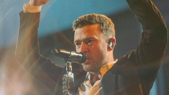 Justin Timberlake en uno de sus conciertos. (RRSS)