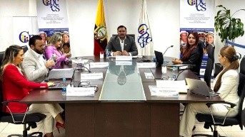 Andrés Fantoni, presidente del Cpccs, presidió la sesión de hoy (imagen referencial). (Cortesía del Cpccs)