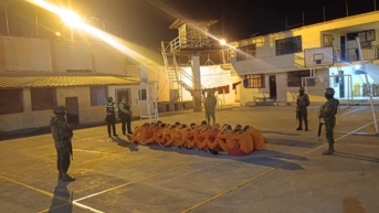 Intervención militar en el CPL N.º 1 Bolívar (Foto: Cuenta de X Fuerzas Armadas)