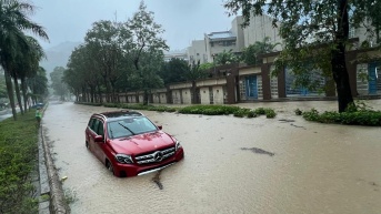 Hong Kong registra la mayor lluvia diaria en agosto desde 1884. (Redes Sociales)