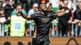 John Yeboah anotó dos goles para el Venezia en la Copa de Italia. (Redes sociales)