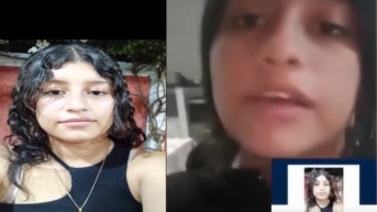 Menor desmiente su desaparicipon en un video (Redes sociales)