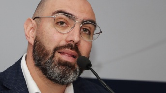 Imagen de archivo del presidente del Consejo de la Judicatura, Mario Godoy. Él es uno de los 15 candidatos a vocales del nuevo periodo del organismo. (Rolando Enríquez / API)