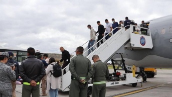 105 ciudadanos deportados de Estados Unidos (Cancillería de Colombia / EFE)