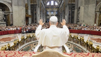 Foto archivo de el papa León XIV, durante la audiencia general que se celebró en el aula Pablo VI. (Foto de EFE)