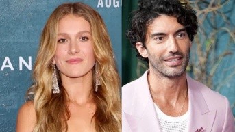 Isabela Ferrer (i) y Justin Baldoni (d). (RRSS)