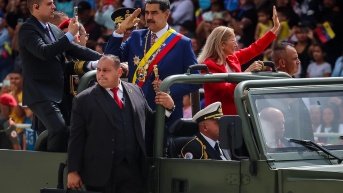 Foto de archivo del presidente de Venezuela, Nicolás Maduro, y la primera dama, Cilia Flores. (Foto de EFE)