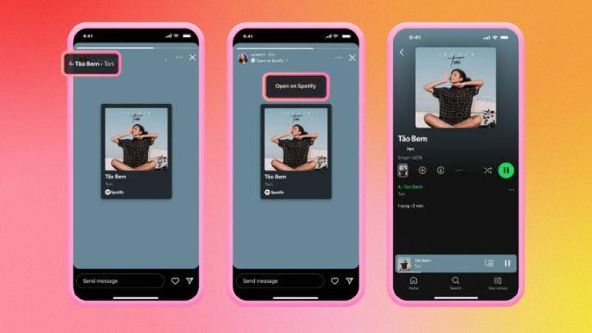 22/08/2025 Clip de audio de una canción de Spotify en las historias de Instagram POLITICA INVESTIGACIÓN Y TECNOLOGÍA SPOTIFY (SPOTIFY / Europa Press)