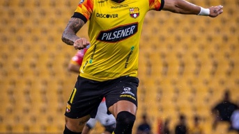 Joao Rojas regresó a los entrenamientos de Barcelona SC. (Redes sociales)