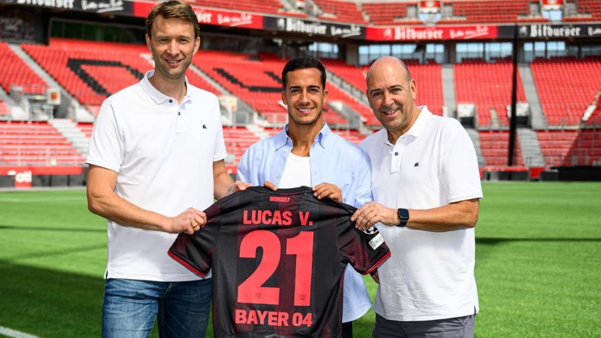 Lucas Vásquez, nuevo jugador del Bayer Leverkusen. (BAYER)