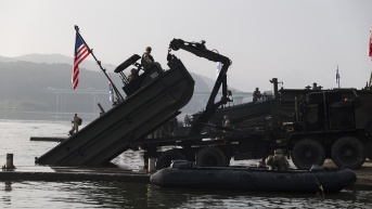 Foto de archivo de soldados estadounidenses llevando a cabo ejercicios militares (Foto de EFE)