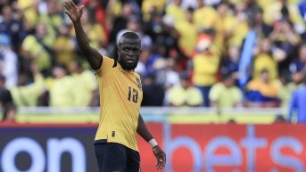 Enner Valencia en un partido con la selección de Ecuador (Foto: Internet)