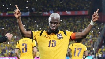Enner Valencia anotó el gol de la victoria de Ecuador ante Argentina. (EFE)