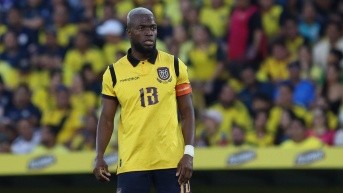 Enner Valencia anotó el primer gol de la selección de Ecuador. (API)