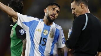 Nicolás González criticó los festejos de la selección de Ecuador ante Argentina. (EFE)
