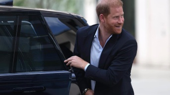 Foto del príncipe Harry en Londres, Reino Unido. este 10 de septiembre del 2025. (Neil Hall/EFE)