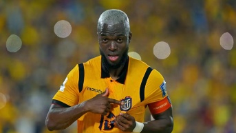 Enner Valencia, goleador histórico de Ecuador. (FEF)