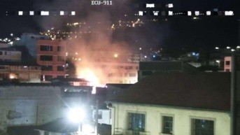 La zona donde ocurrió la emergencia, este 11 de septiembre de 2025. (Cortesía del ECU 911)