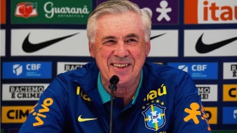Carlo Ancelotti, director técnico de Brasil. (ARCHIVO)