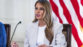 Fotografía del 4 de septiembre de 2025 de la primera dama de EE.UU., Melania Trump. (EFE)