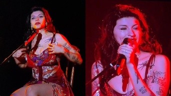 Cazzu durante su concierto en Argentina. (RRSS)