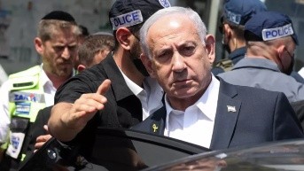 El primer ministro israelí, Benjamín Netanyahu, en las afueras de Jerusalén, el 8 de septiembre de 2025. (Foto de EFE)