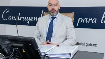 Mario Godoy en el Pleno de la Judicatura. (Flickr)