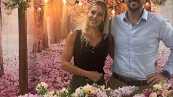 Marcela Ruete y Francisco Nigri, durante su matrimonio civil. (RRSS)