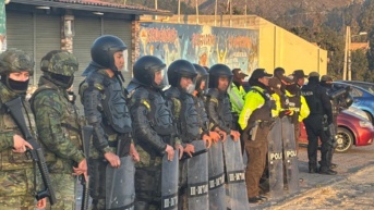 Fuerza pública contra manifestaciones (Policía Nacional)