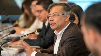 Fotografía de archivo cedida por la Presidencia de Colombia de su mandatario, Gustavo Petro. (EFE)