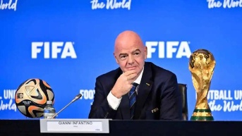 Gianni Infantino, presidente de la FIFA. (ARCHIVO)
