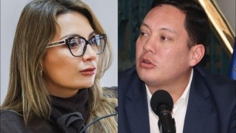 Imagen de Carolina Jaramillo y Cristian Zamora. (Televistazo)