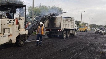 Trabajos de rehabilitación en la avenida Galo Plaza Lasso, norte de Quito. (QuitoInforma)