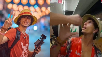 Kelton D, el streamer español que se dedica a sembrar caos en Japón (Collage de Ecuavisa)