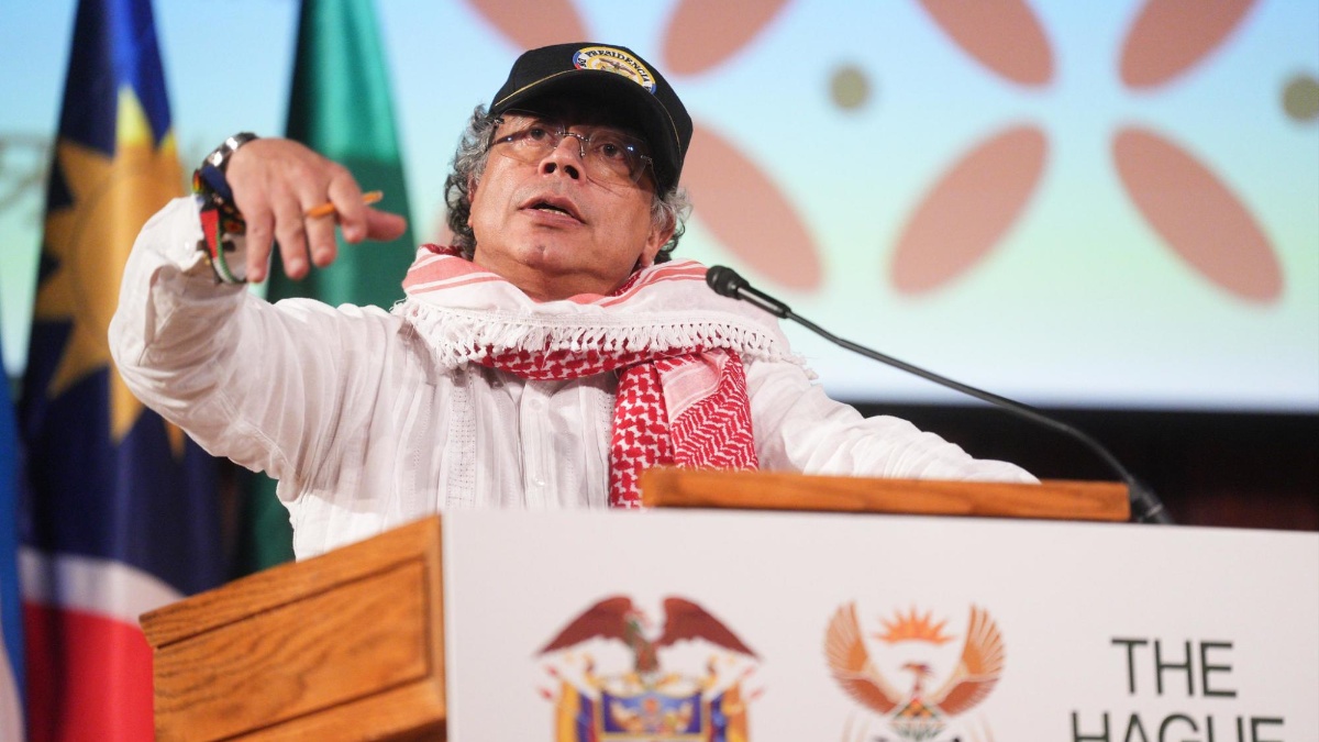 Imagen de Gustavo Petro, presidente de Colombia, en la Organización de Naciones Unidas (ONU). (Presidencia de Colombia)