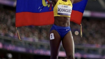 Kiara Rodríguez, atleta ecuatoriana. (Atletismo)