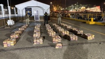 Incautación de droga en Panamá, procedente de Ecuador. (Aeronaval Panamá)