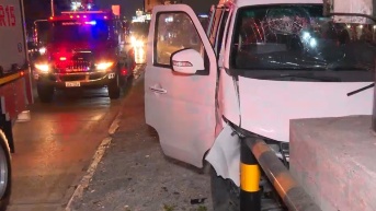Accidente en la avenida de las Américas (Archivo)