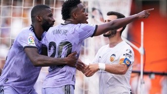 Vinícius Júnior en un partido con el Real Madrid contra el Valencia (Foto: Internet)